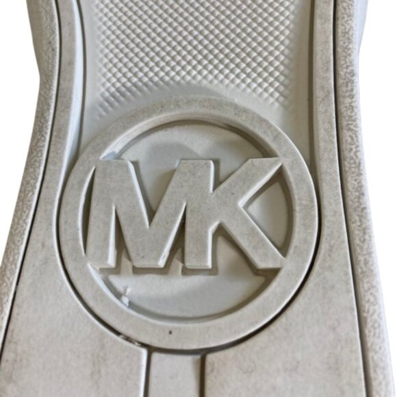 Michael Kors Black Patent Leather Loafers with Crystal Embellishment - Picture 5 of 8